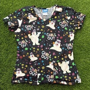 Women’s Frosty The Snowman as Rob Top - Glittery